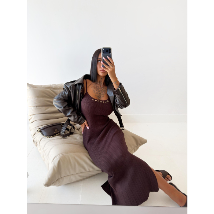 SUKIENKA MAXI OLAVOGA WAIMA BROWN