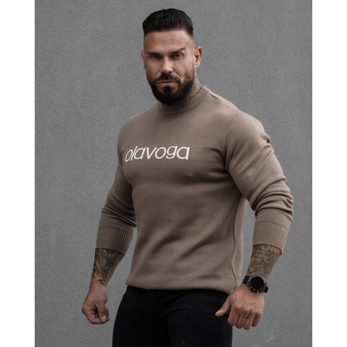 SWETER MĘSKI OLAVOGA MEN SALO BEIGE