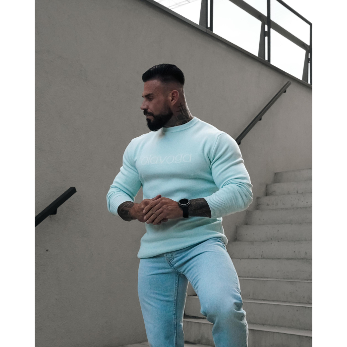 SWETER MĘSKI OLAVOGA MEN SALO SKY BLUE