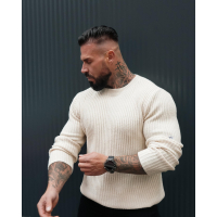 SWETER MĘSKI OLAVOGA MEN SASIO ECRU