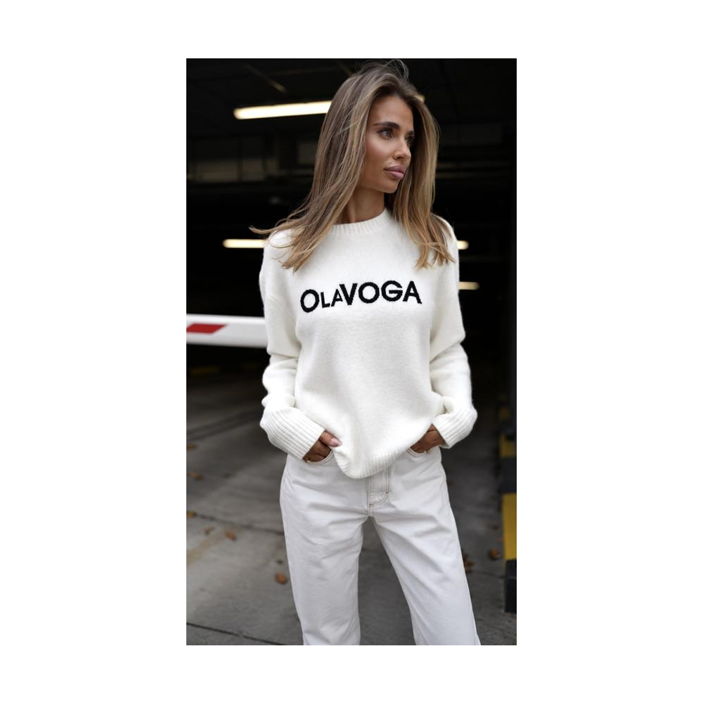 SWETER OLAVOGA ALLSA ECRU SWETER OLAVOGA ALLSA ECRU