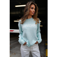 SWETER OLAVOGA ALLSA SKY BLUE