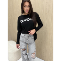 SWETER OLAVOGA ALLSA BLACK