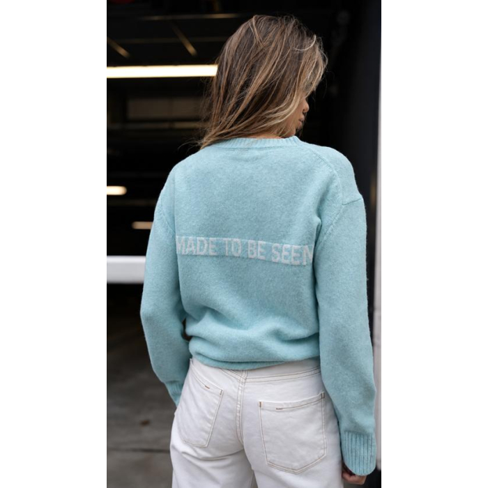 SWETER OLAVOGA ALLSA SKY BLUE