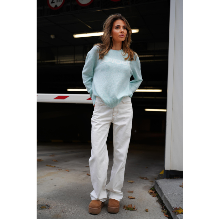 SWETER OLAVOGA ALLSA SKY BLUE