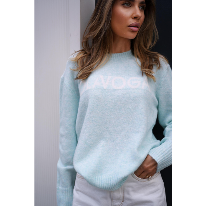 SWETER OLAVOGA ALLSA SKY BLUE