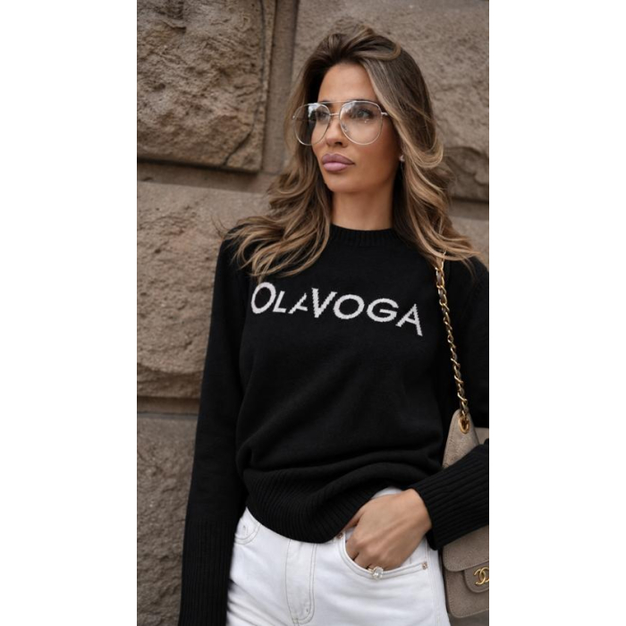SWETER OLAVOGA ALLSA BLACK