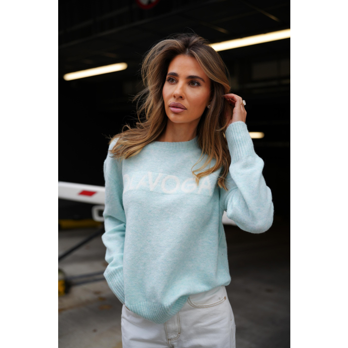 SWETER OLAVOGA ALLSA SKY BLUE