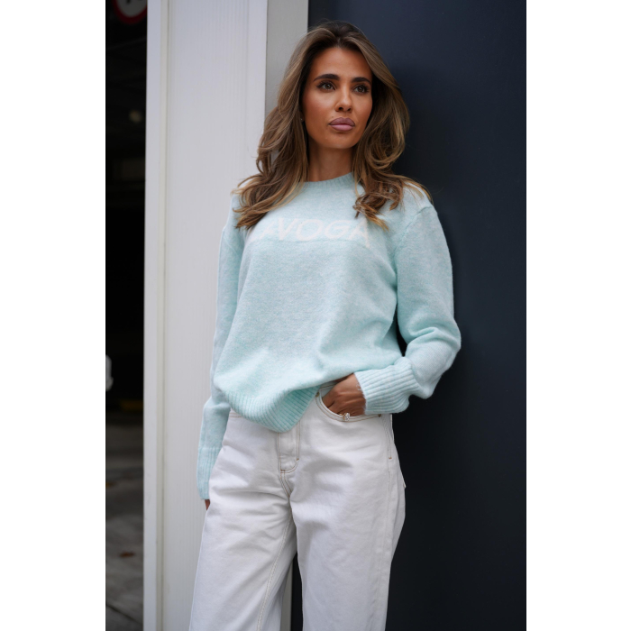 SWETER OLAVOGA ALLSA SKY BLUE