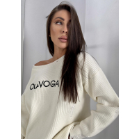 SWETER OLAVOGA BELPOMERO ECRU