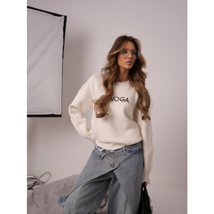 SWETER OLAVOGA BELPOMERO ECRU