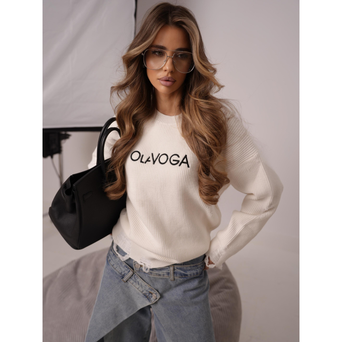 SWETER OLAVOGA BELPOMERO ECRU