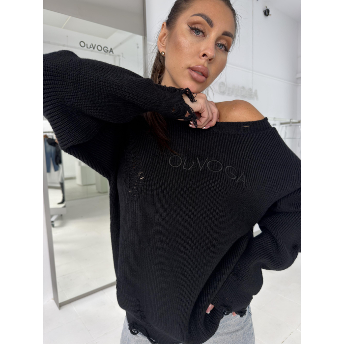 SWETER OLAVOGA BELPOMERO BLACK