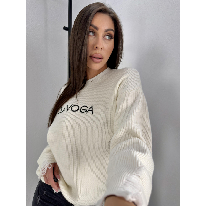 SWETER OLAVOGA BELPOMERO ECRU