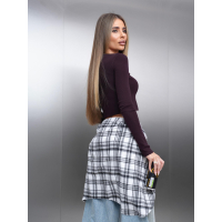 SWETER OLAVOGA BROGRER PLUM