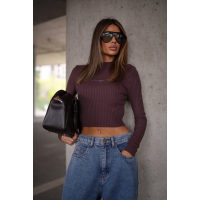 SWETER OLAVOGA FIORDLA BROWN