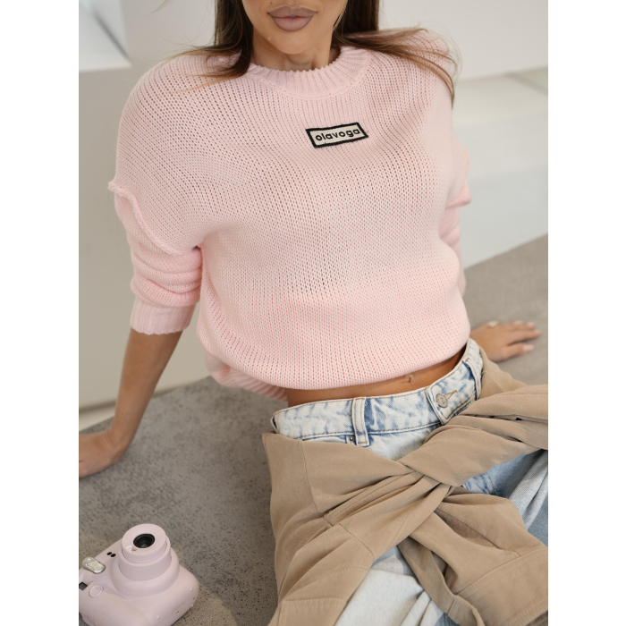 SWETER OLAVOGA MOSSI PUDER PINK