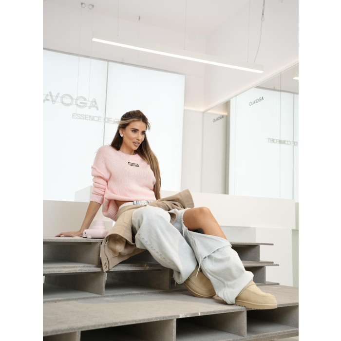 SWETER OLAVOGA MOSSI PUDER PINK