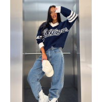 SWETER OLAVOGA OISO NAVY BLUE