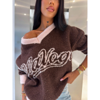 SWETER OLAVOGA OISO BROWN