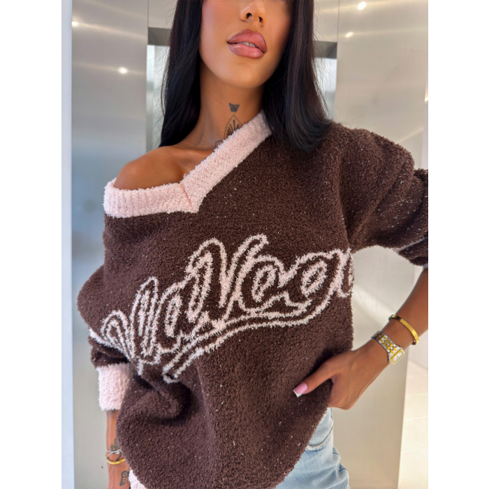 SWETER OLAVOGA OISO BROWN