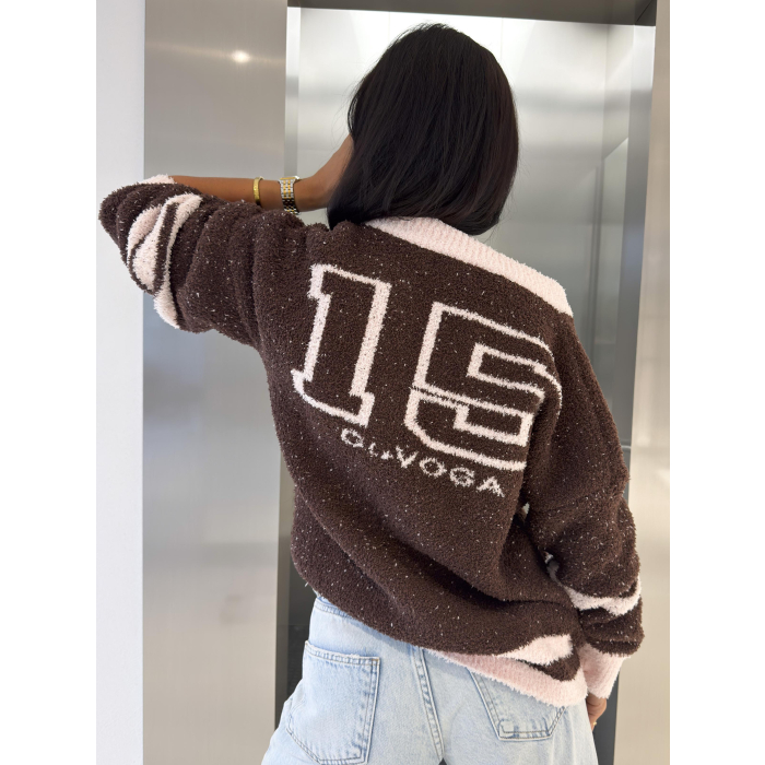 SWETER OLAVOGA OISO BROWN