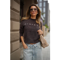 SWETER OLAVOGA PAUSE BROWN