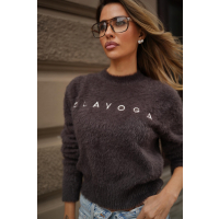 SWETER OLAVOGA PAUSE BROWN