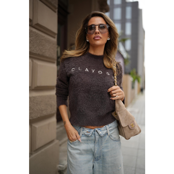 SWETER OLAVOGA PAUSE BROWN