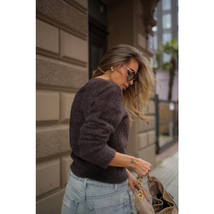 SWETER OLAVOGA PAUSE BROWN