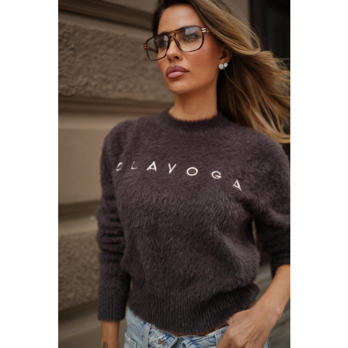 SWETER OLAVOGA PAUSE BROWN