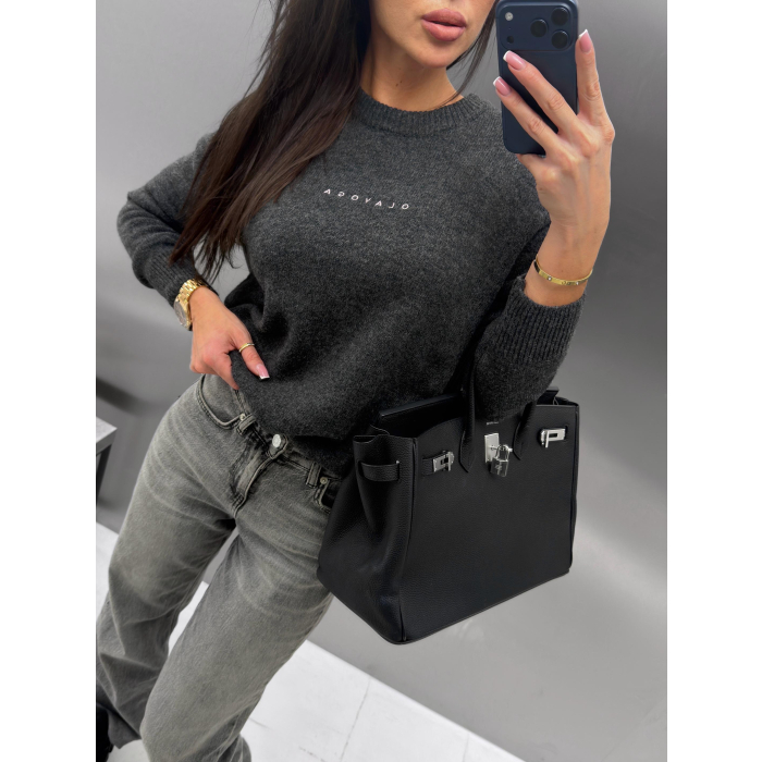 SWETER OLAVOGA TALLA GRAFIT