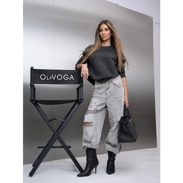 SWETER OLAVOGA TALLA GRAFIT