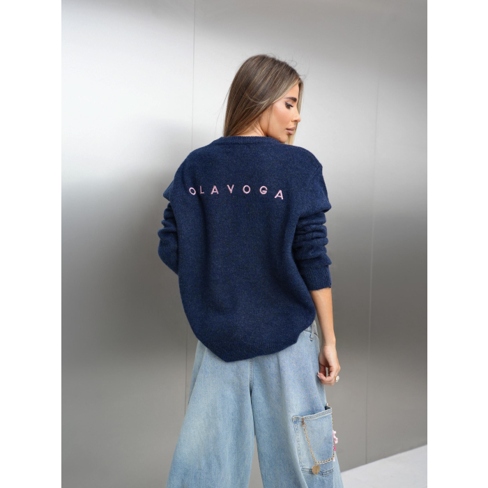 SWETER OLAVOGA TALLA NAVY BLUE