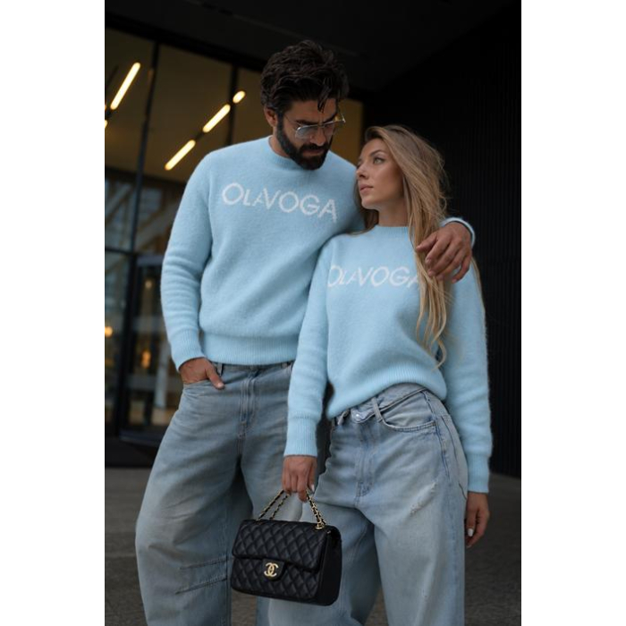 SWETER OLAVOGA VILA SKY BLUE