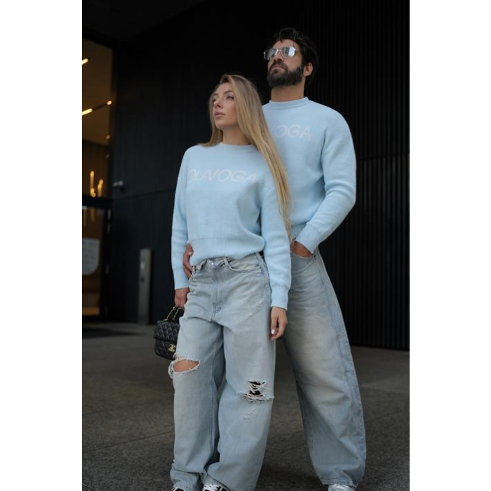 SWETER OLAVOGA VILA SKY BLUE
