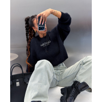 SWETER OVERSIZE OLAVOGA DELIA BLACK