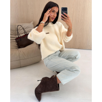 SWETER OVERSIZE OLAVOGA USERS ECRU