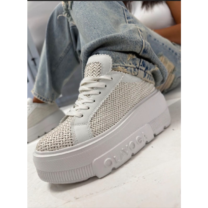BUTY DAMSKIE SNEAKERSY OLAVOGA SHOES VACANCY ECRU