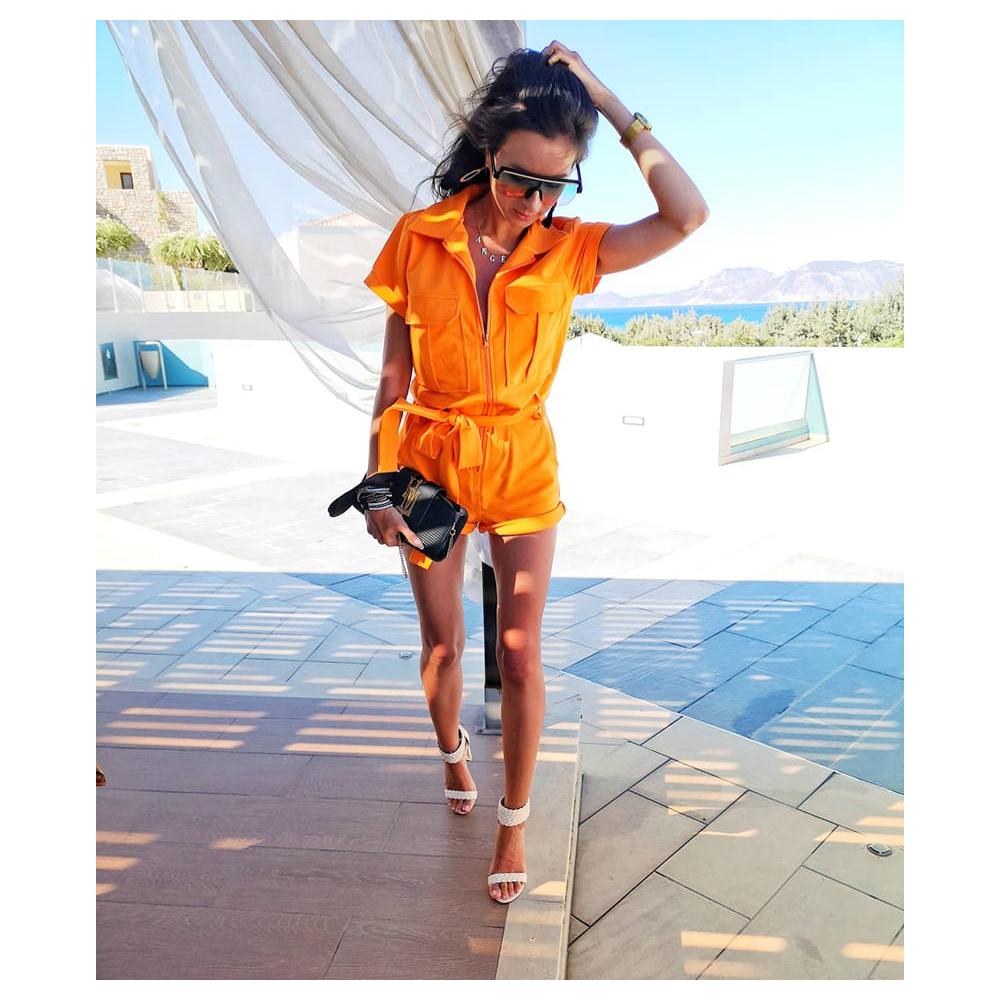 KOMBINEZON NAOMI SHORT ORANGE
