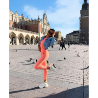 KOMPLET DRES CLARA NEON ORANGE