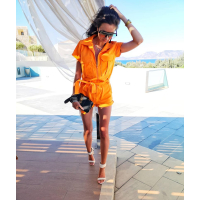 KOMBINEZON NAOMI SHORT ORANGE