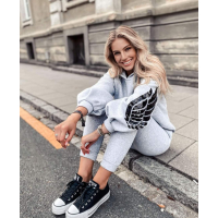 KOMPLET DRES BLACK WINGS GRAY