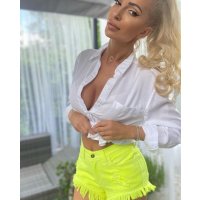 SPODENKI MEDIOLAN SUMMER NEON LIME