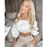 BLUZKA HOT TOP WHITE