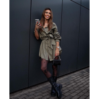 KOSZULA OVERSIZE SHIRT KHAKI