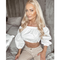 BLUZKA HOT TOP WHITE