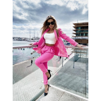 KOMPLET GARNITUR LUXURY SUIT NEON PINK