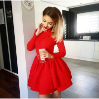 SUKIENKA PRINCESS BALMAIN RED