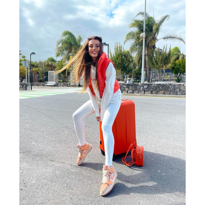 KOMPLET DRES AMBER ECRU